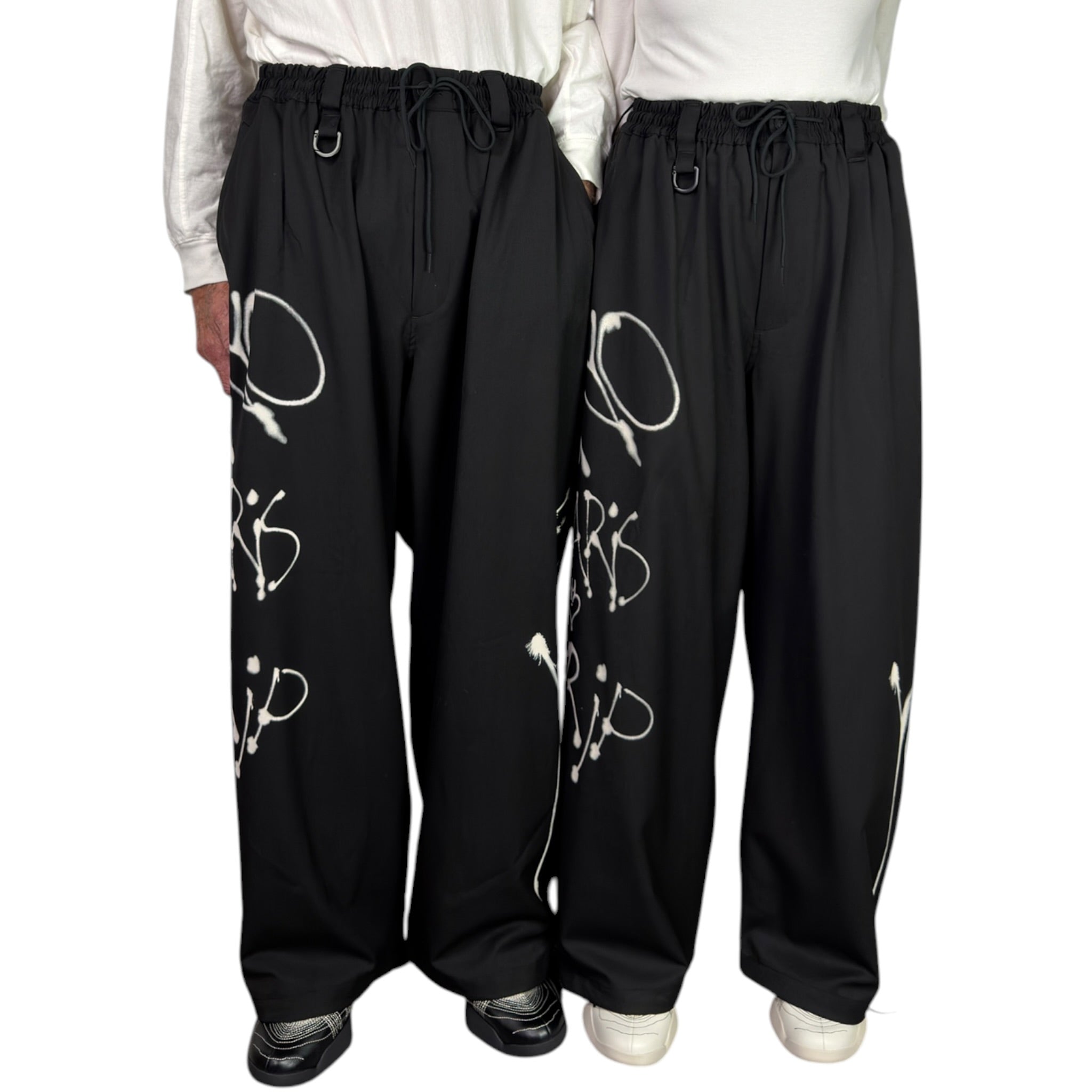 【新品未使用】CTHY LUXURY MATERIAL TROUSERS 3 Y-3 CHITO GRAPHIC WIDE WOOL PANTS – MIO