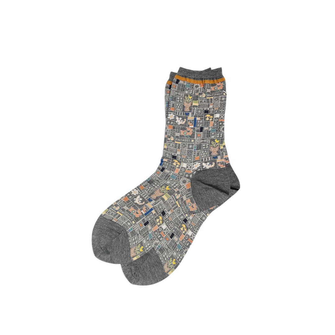 MOSAIC TILES ANKLE SOCKS
