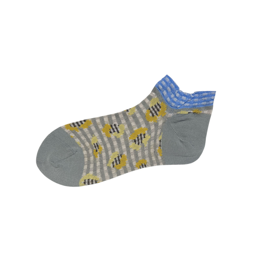 JUNGLE CHECK ANKLET SOCKS