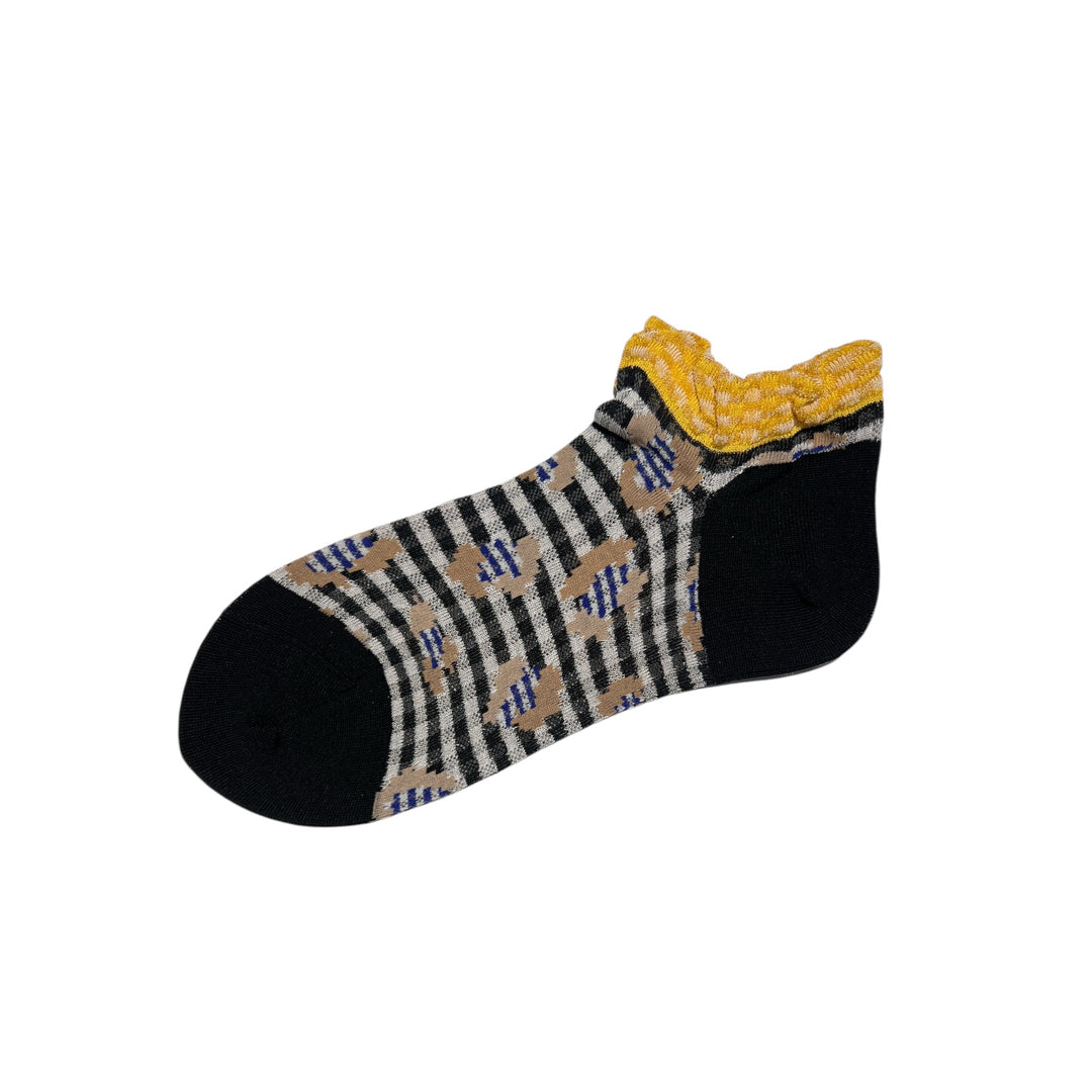 JUNGLE CHECK ANKLET SOCKS