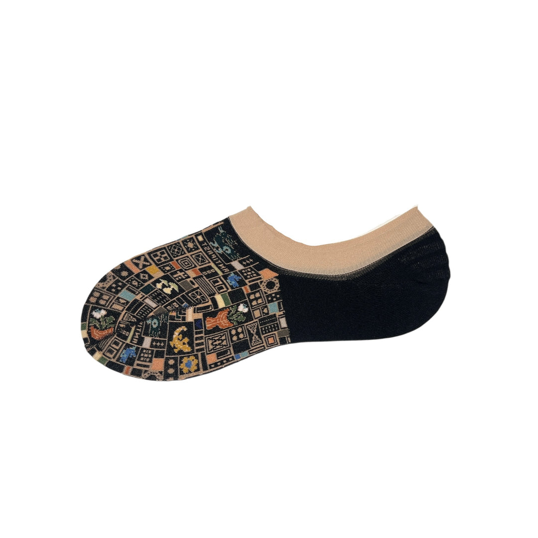 MOSAIC TILES ANKLET SOCKS