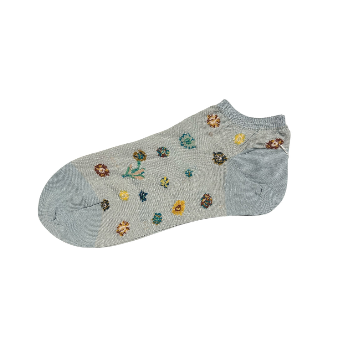 POLKA FLOWER ANKLET SOCKS