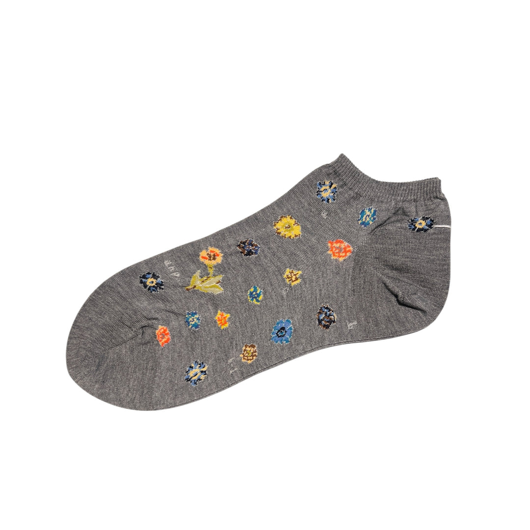 POLKA FLOWER ANKLET SOCKS