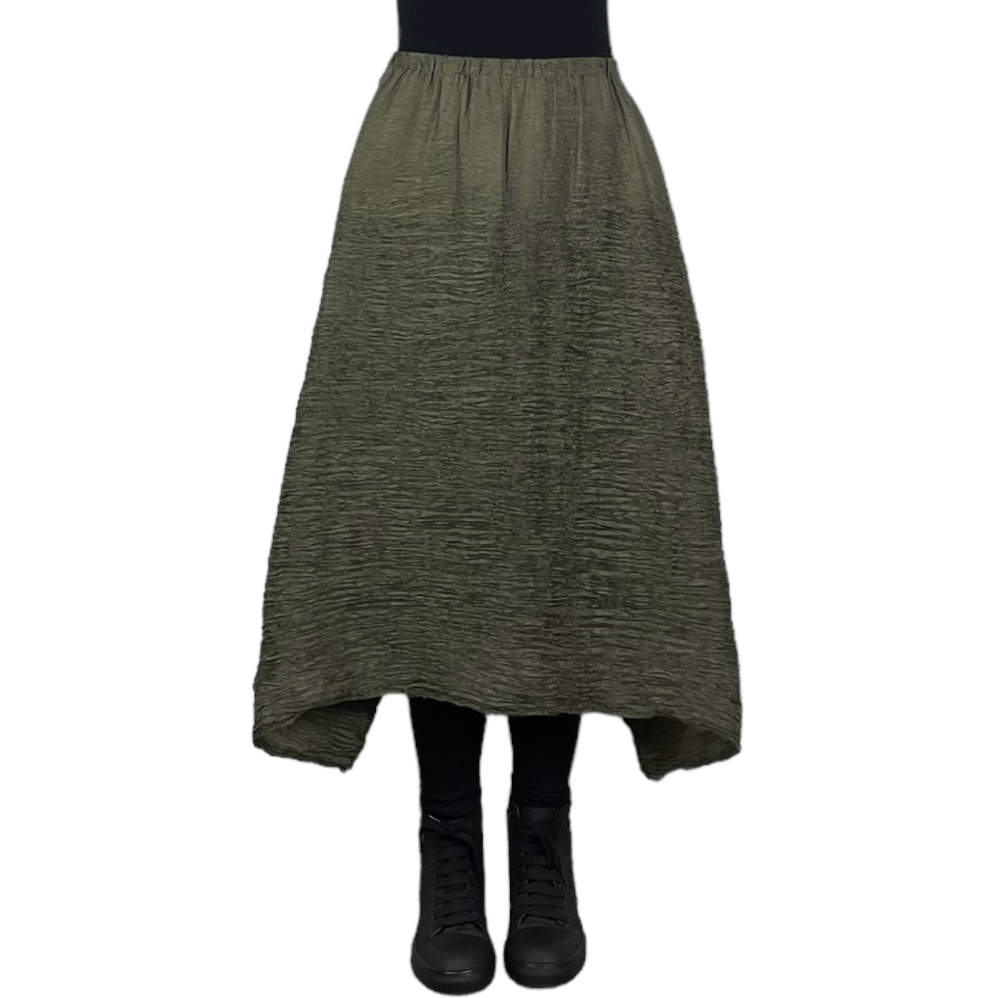 HORIZONTAL PLEAT FULL SKIRT – MIO