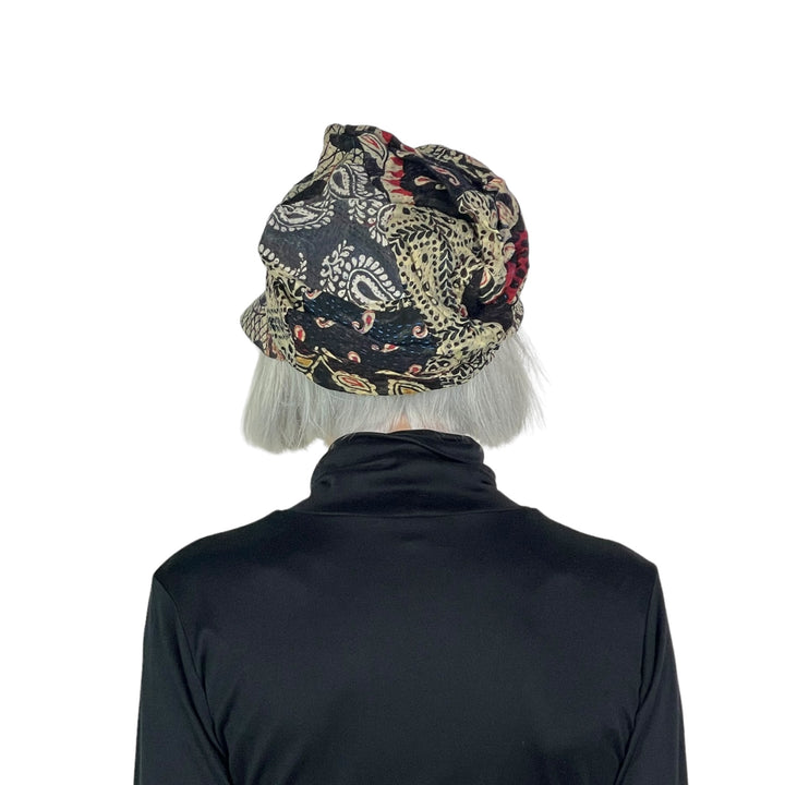 PATCH PRINT HALF BRIM HAT