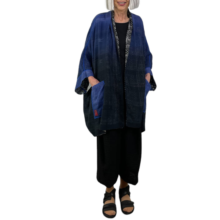 DOUBLE COLLAR PONCHO