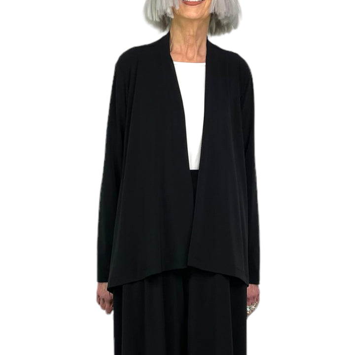 DRAPED JERSEY-38 CARDIGAN