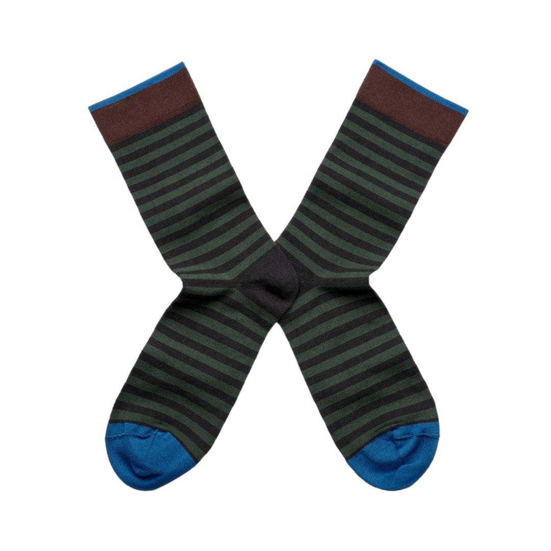STRIPE SOCKS - DARK