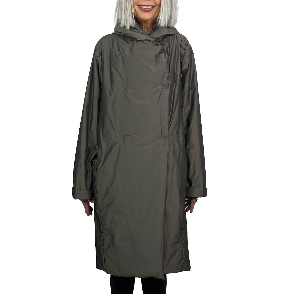 PADDED COCOON COAT
