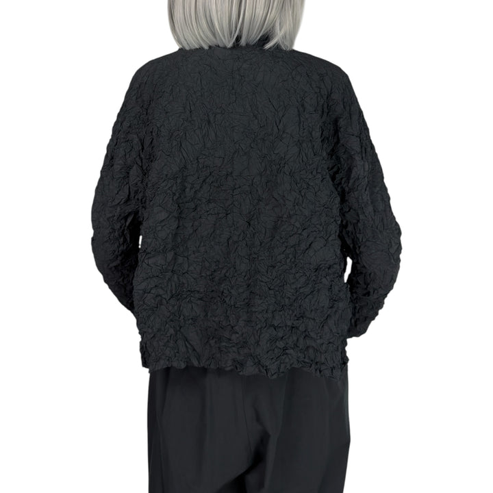 CRINKLE PLEAT SHORT JACKET