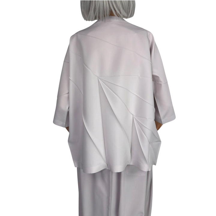 RADIAL FOLD SHIRT S/S TOP