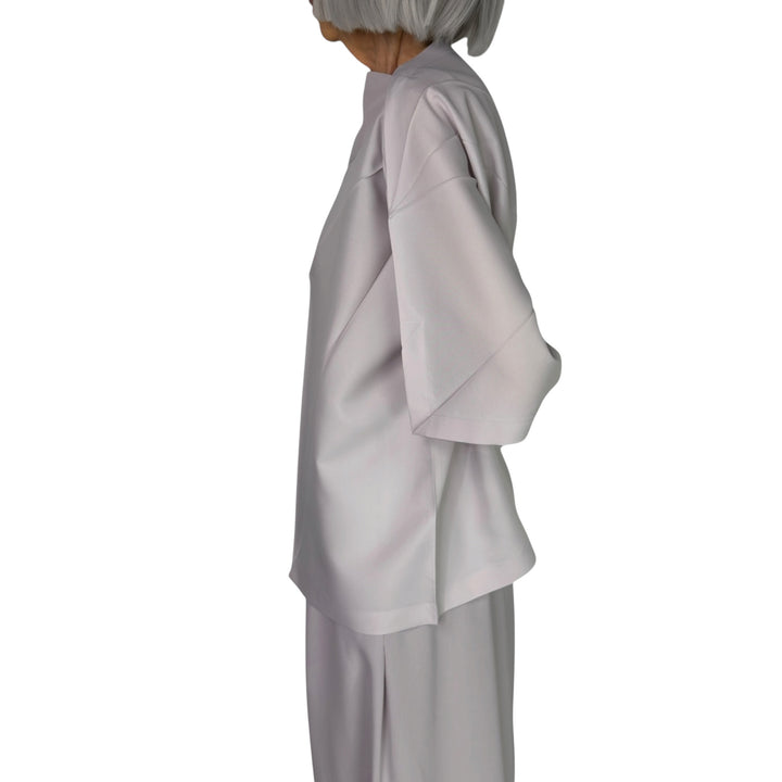 RADIAL FOLD SHIRT S/S TOP