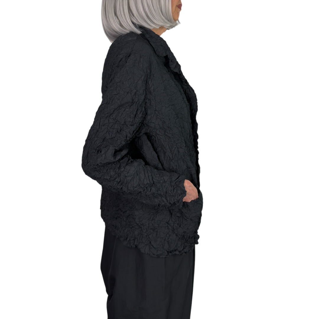 CRINKLE PLEAT 3 POCKET JACKET