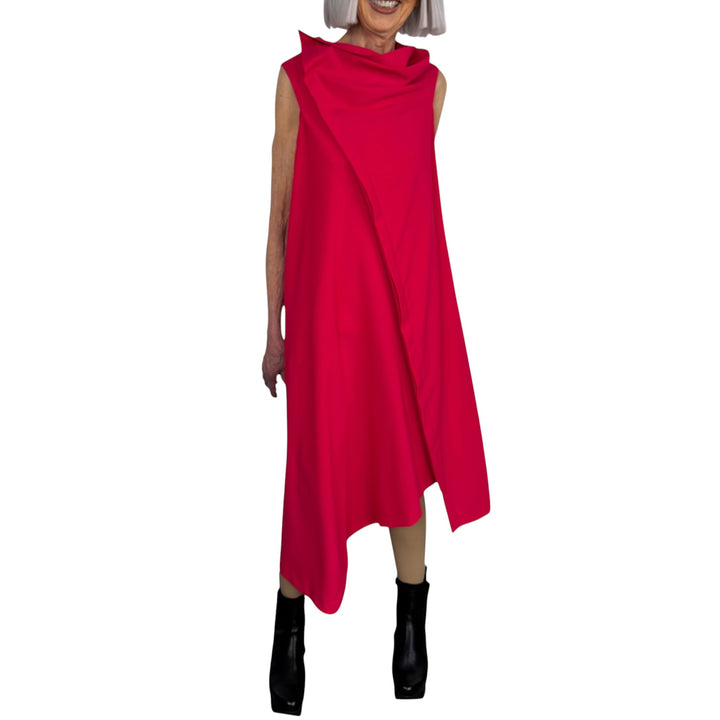 SEAMLESS ASYMMETRIC DRESS