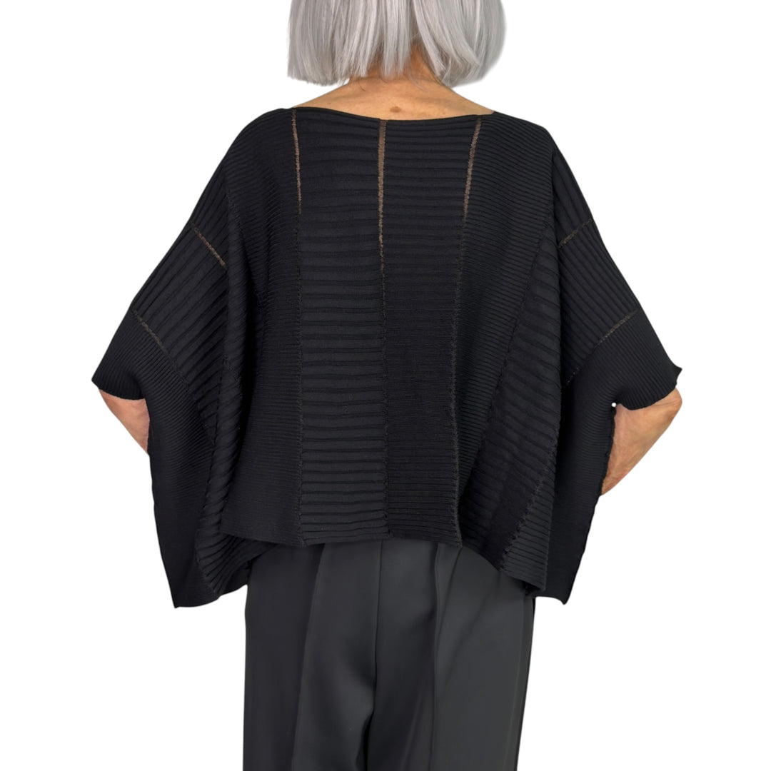 COLUMN KNIT BOXY CROP TOP