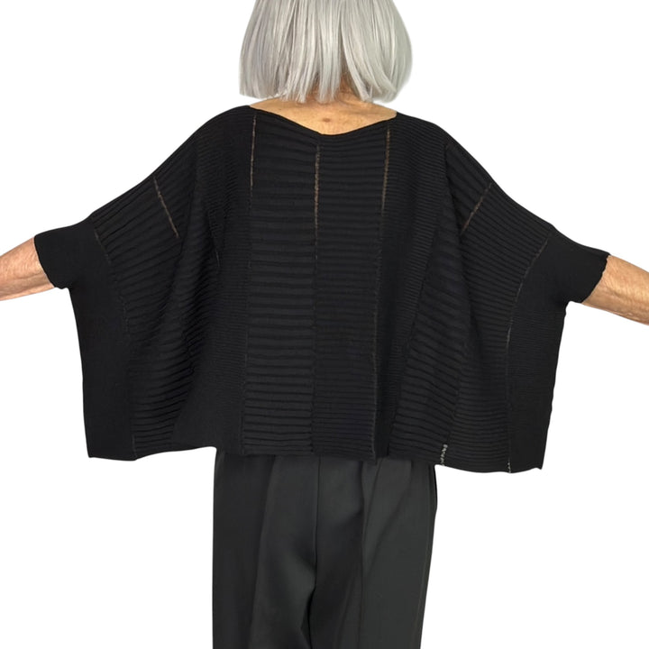 COLUMN KNIT BOXY CROP TOP
