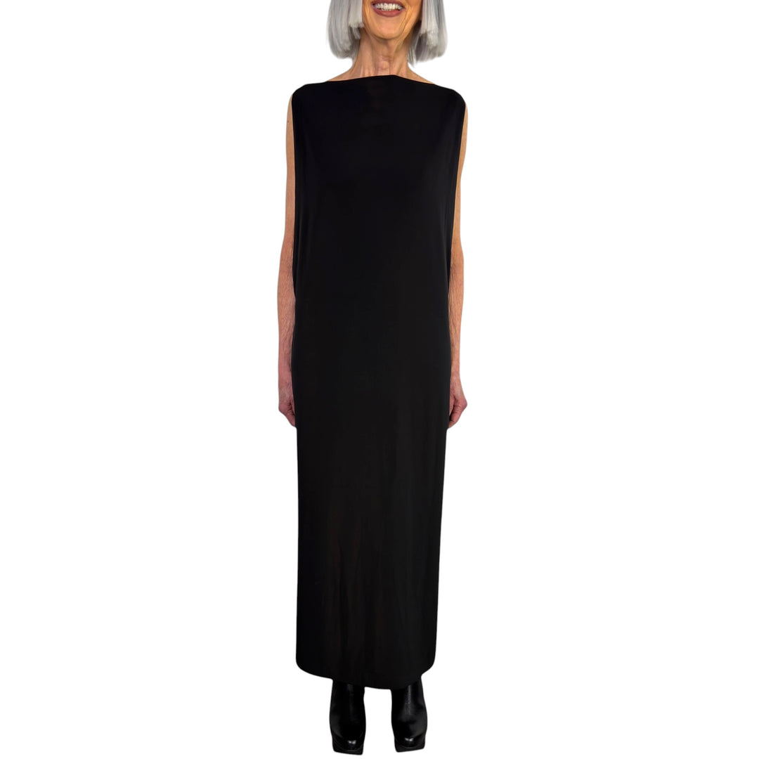 DRAPE JERSEY-66 LONG DRESS