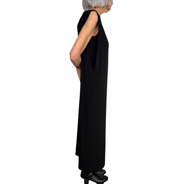 DRAPE JERSEY-66 LONG DRESS
