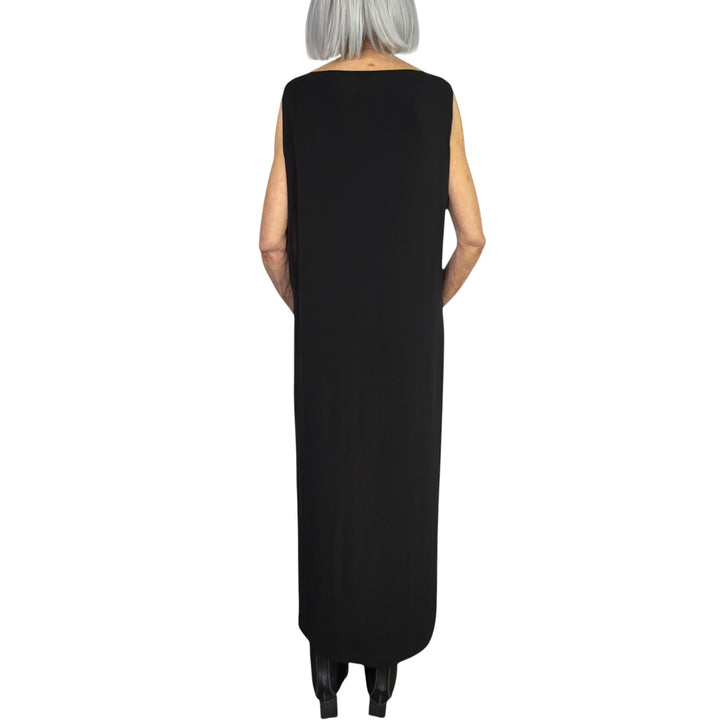 DRAPE JERSEY-66 LONG DRESS