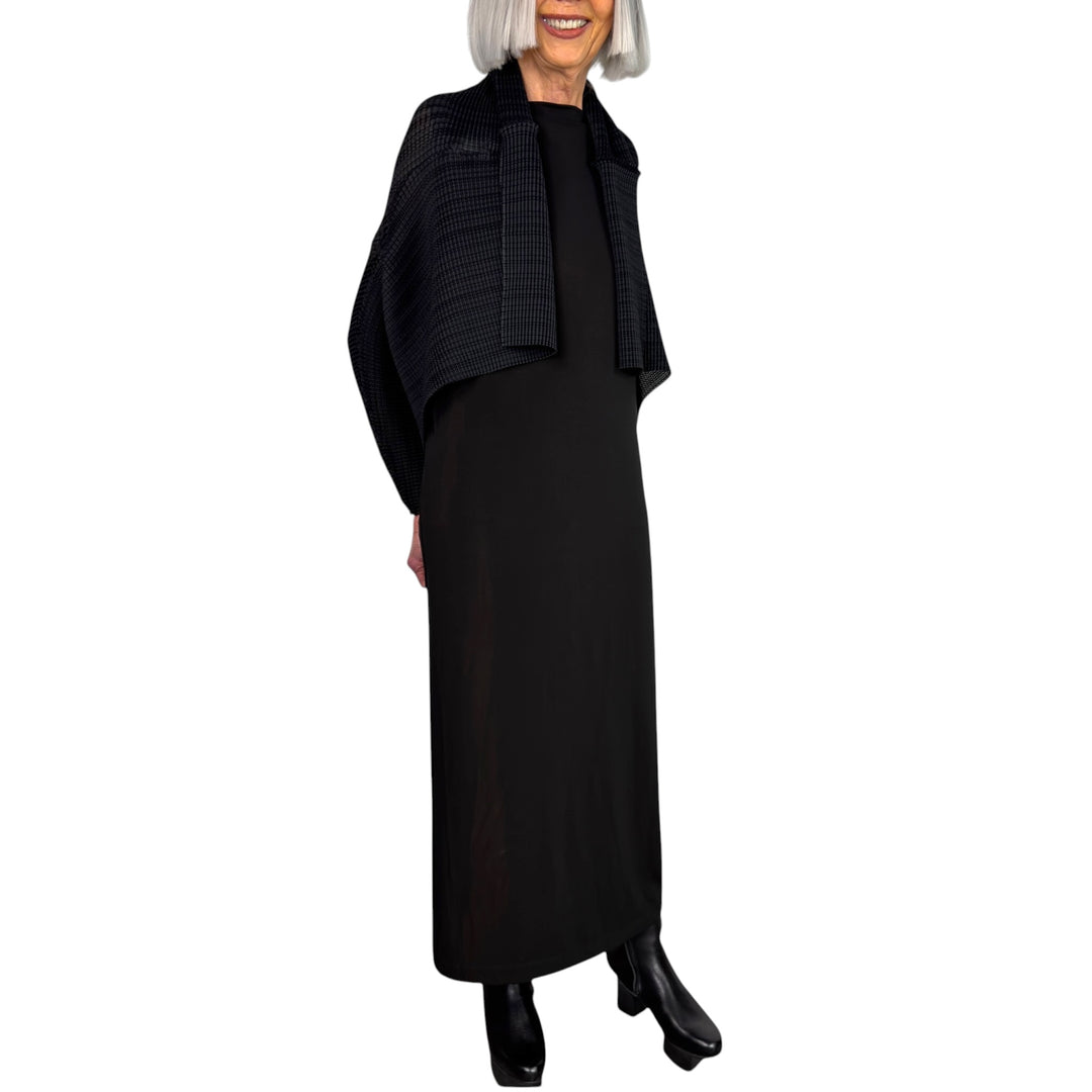 DRAPE JERSEY-66 LONG DRESS