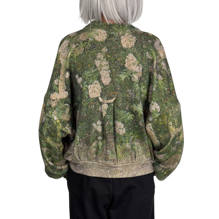 FLORAL PRINT SWEATSHIRT