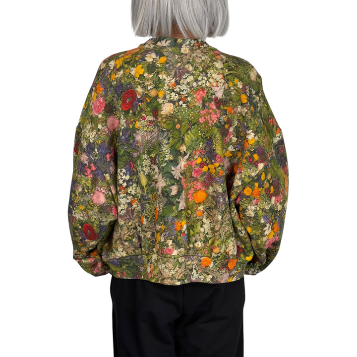 SMALL FLORAL PRINT SWEATSHIRT