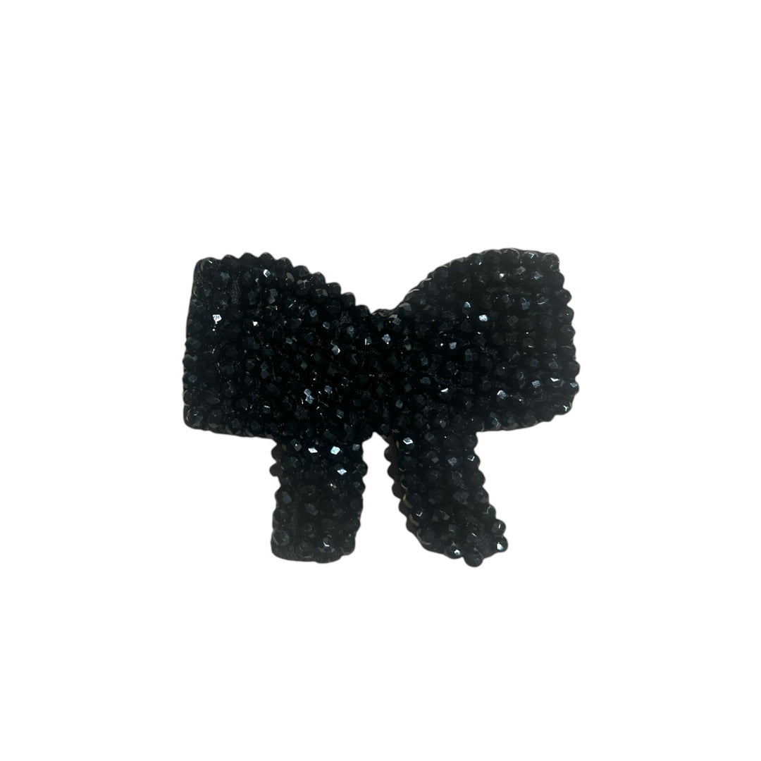 COUTURE BOW BUTTON PATCH