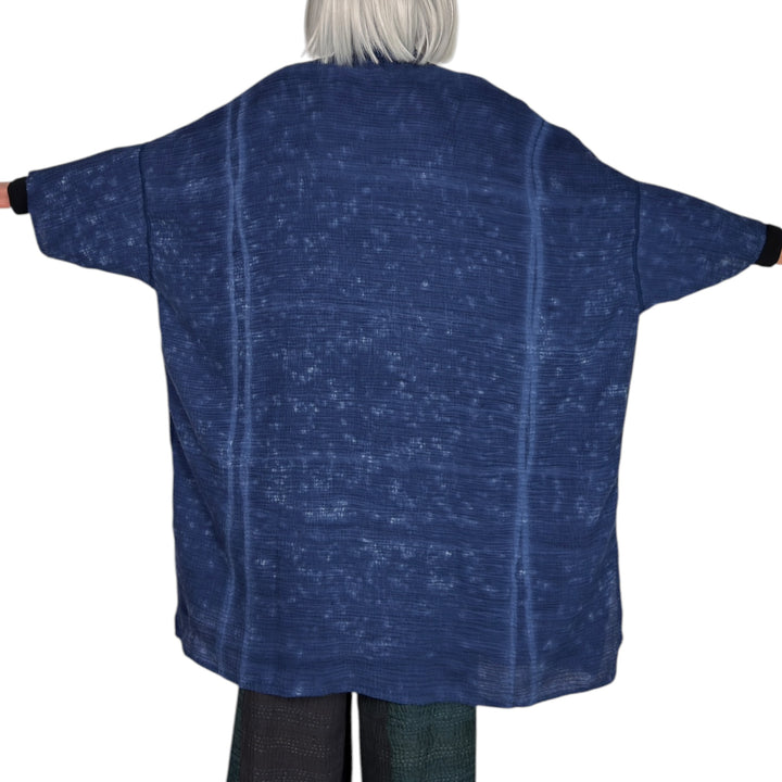 SAND SUN DYE KIMONO WRAP LONG COAT