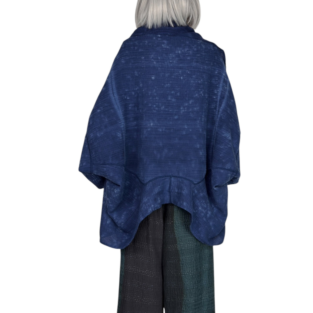 SAND SUN DYE KIMONO WRAP LONG COAT