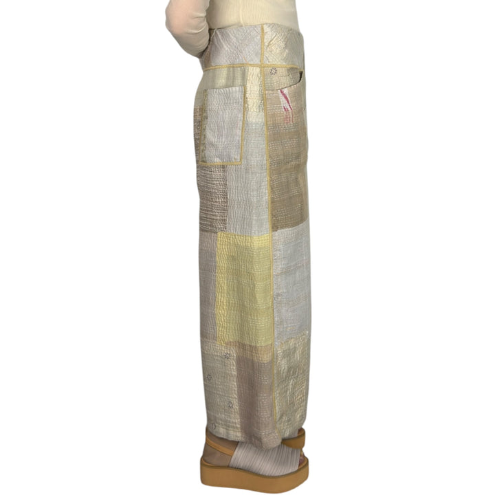 MOSAIC PATCH WIDE LEG PANT