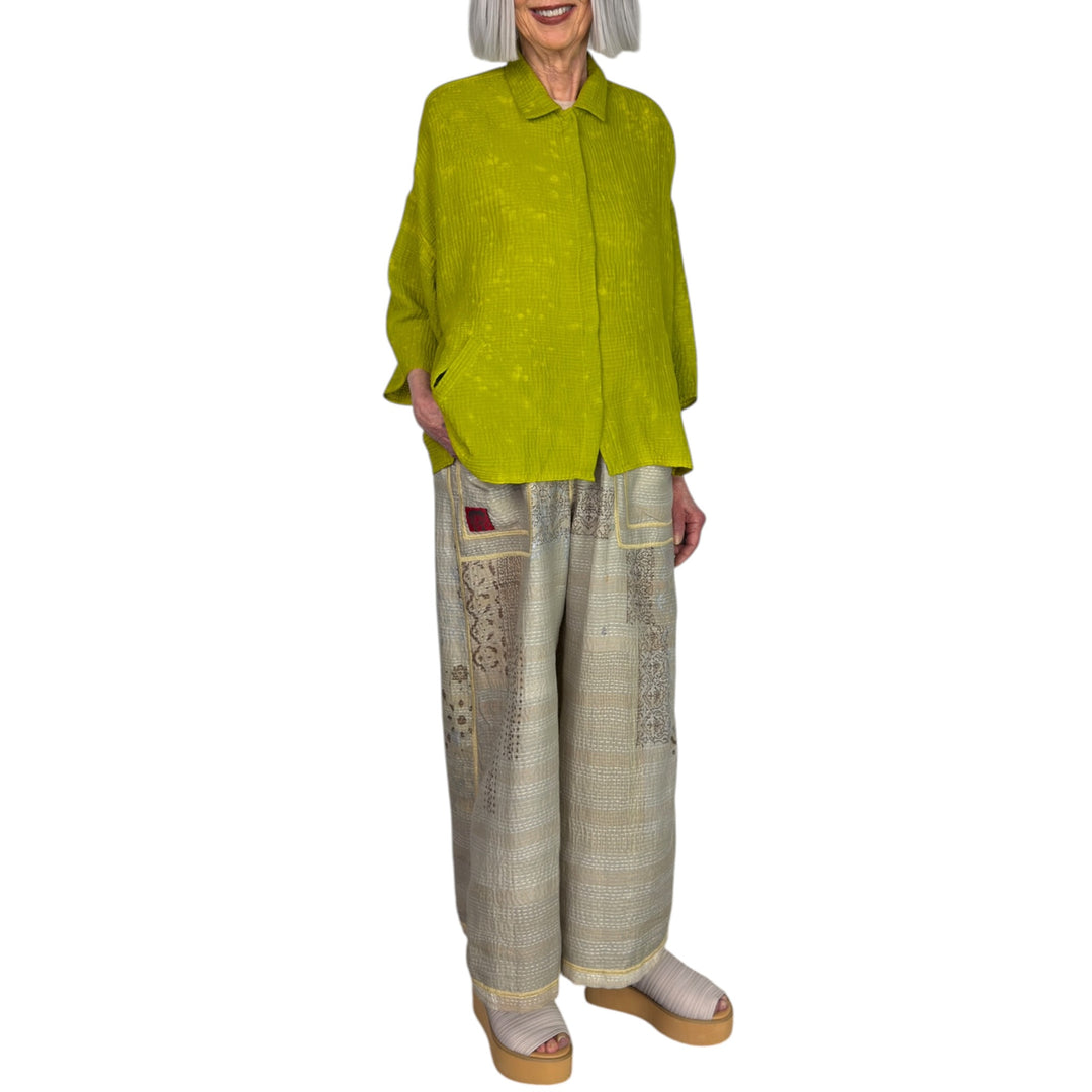 SAND SUN DYE RIPPLE TENT SHIRT
