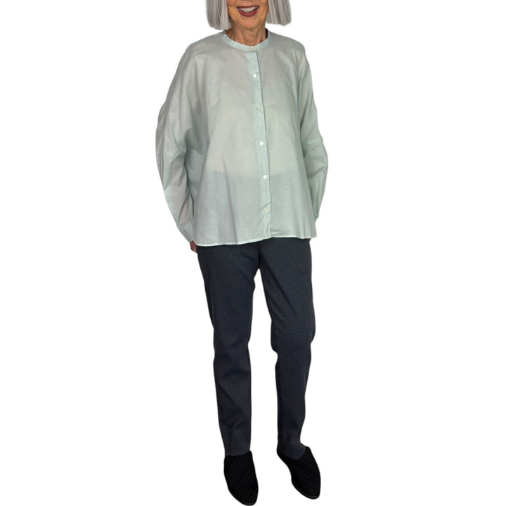 GATHERED BACK SHIRT