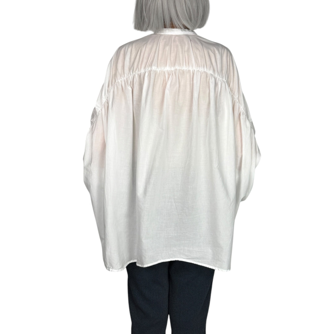 GATHERED BACK SHIRT