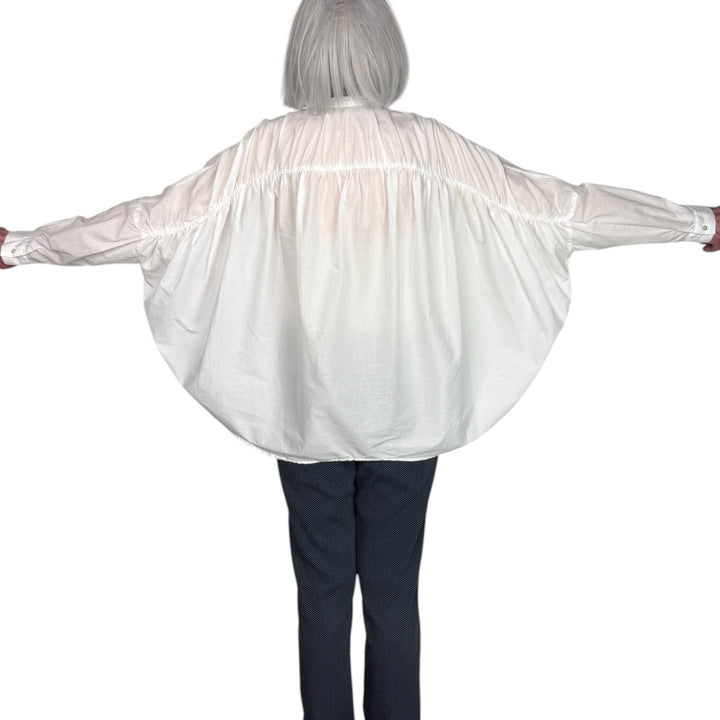 GATHERED BACK SHIRT