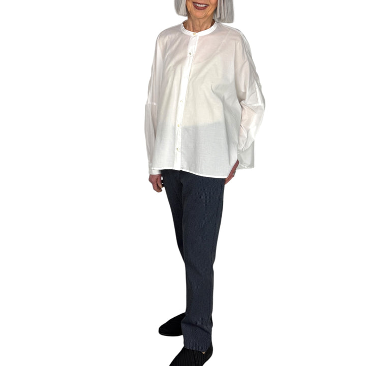 GATHERED BACK SHIRT