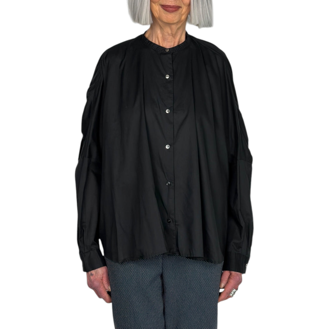 GATHERED BACK SHIRT