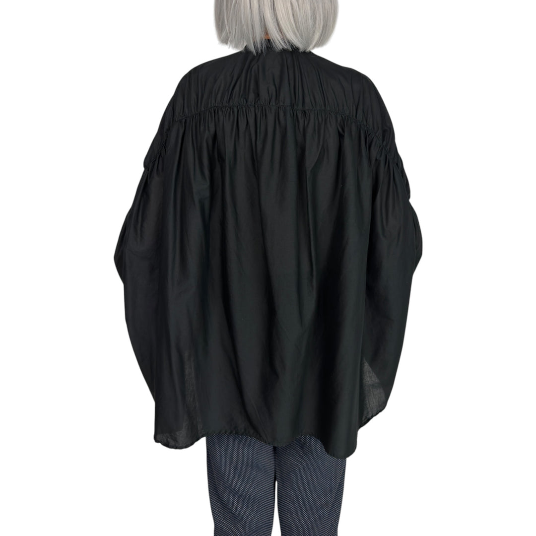 GATHERED BACK SHIRT