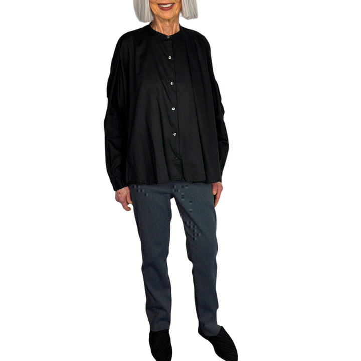 GATHERED BACK SHIRT