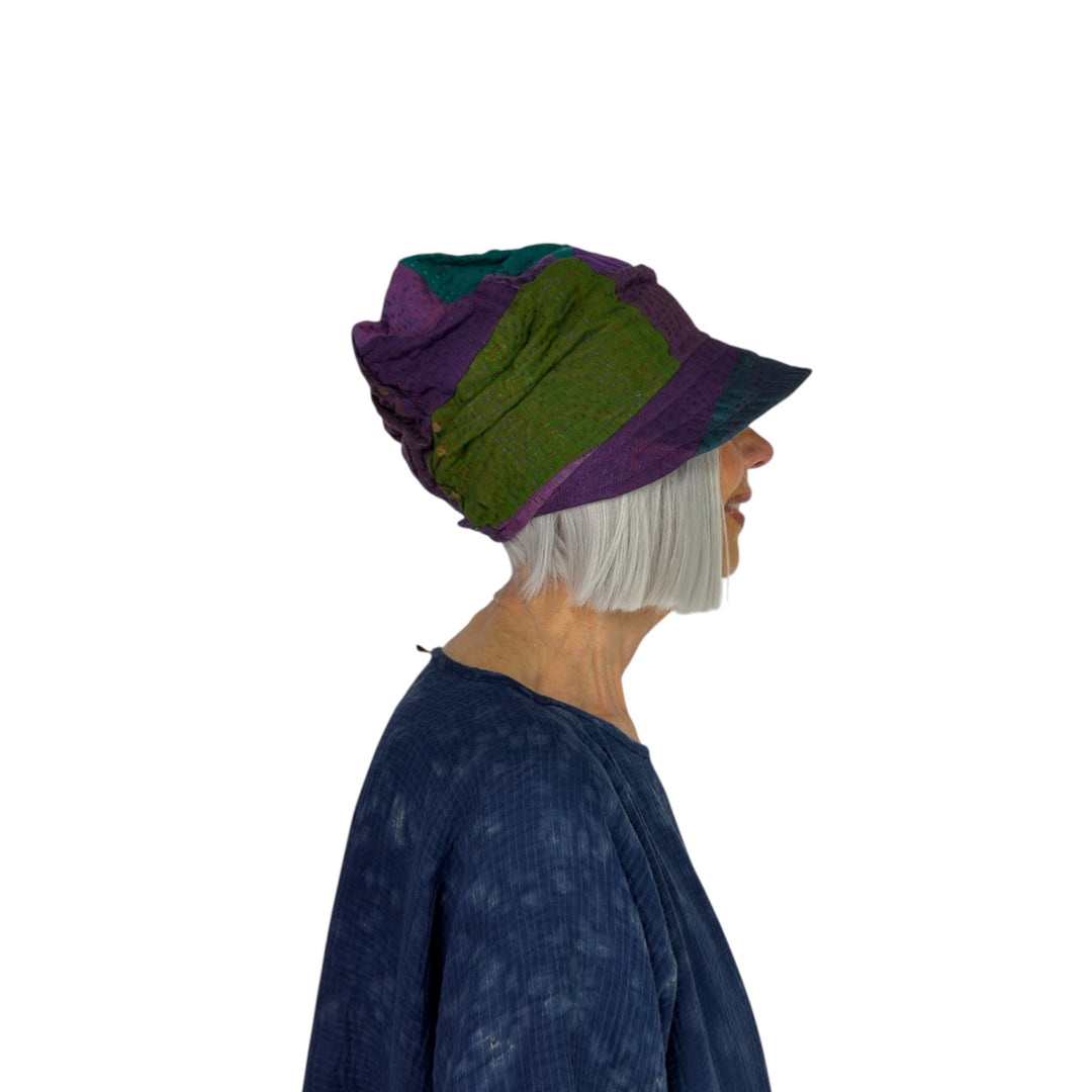 OMBRE PATCH HALF BRIM HAT