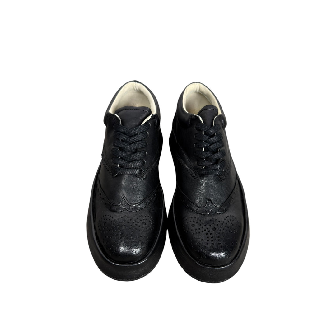 PLATFORM WING TIP OXFORD SHOES