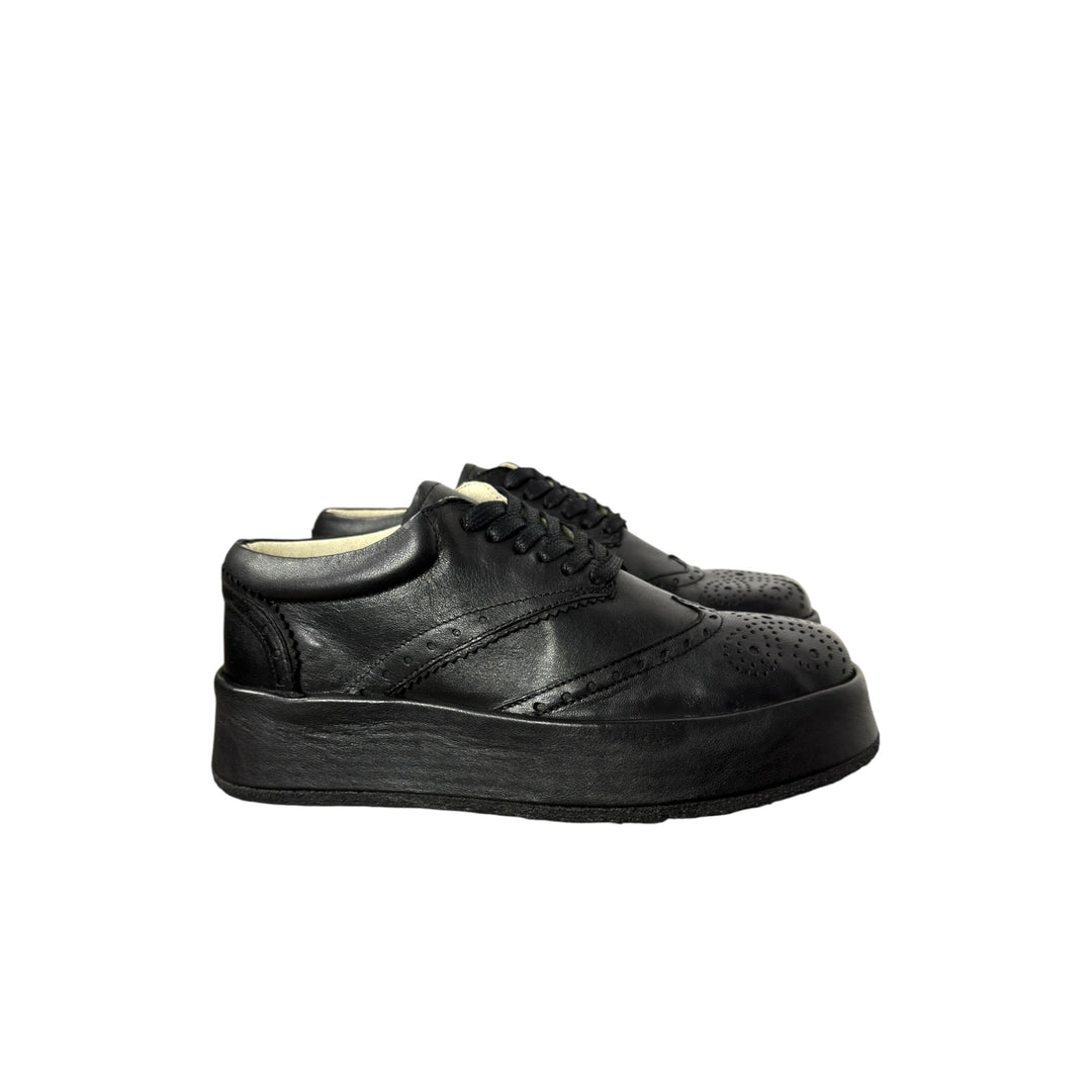 PLATFORM WING TIP OXFORD SHOES