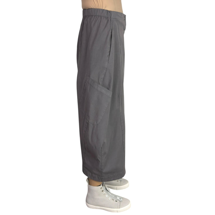 SNAP FRONT CROP PANT