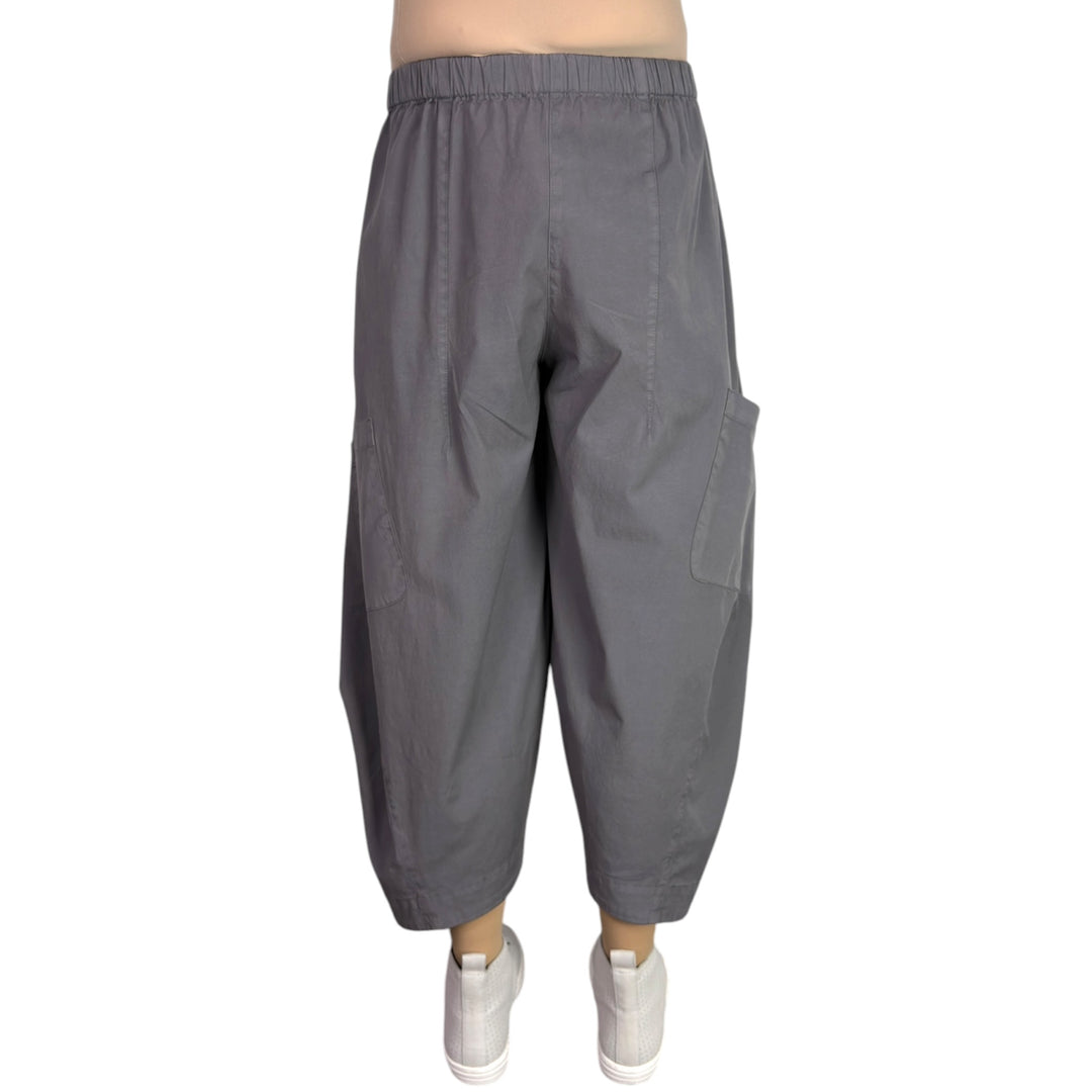 SNAP FRONT CROP PANT
