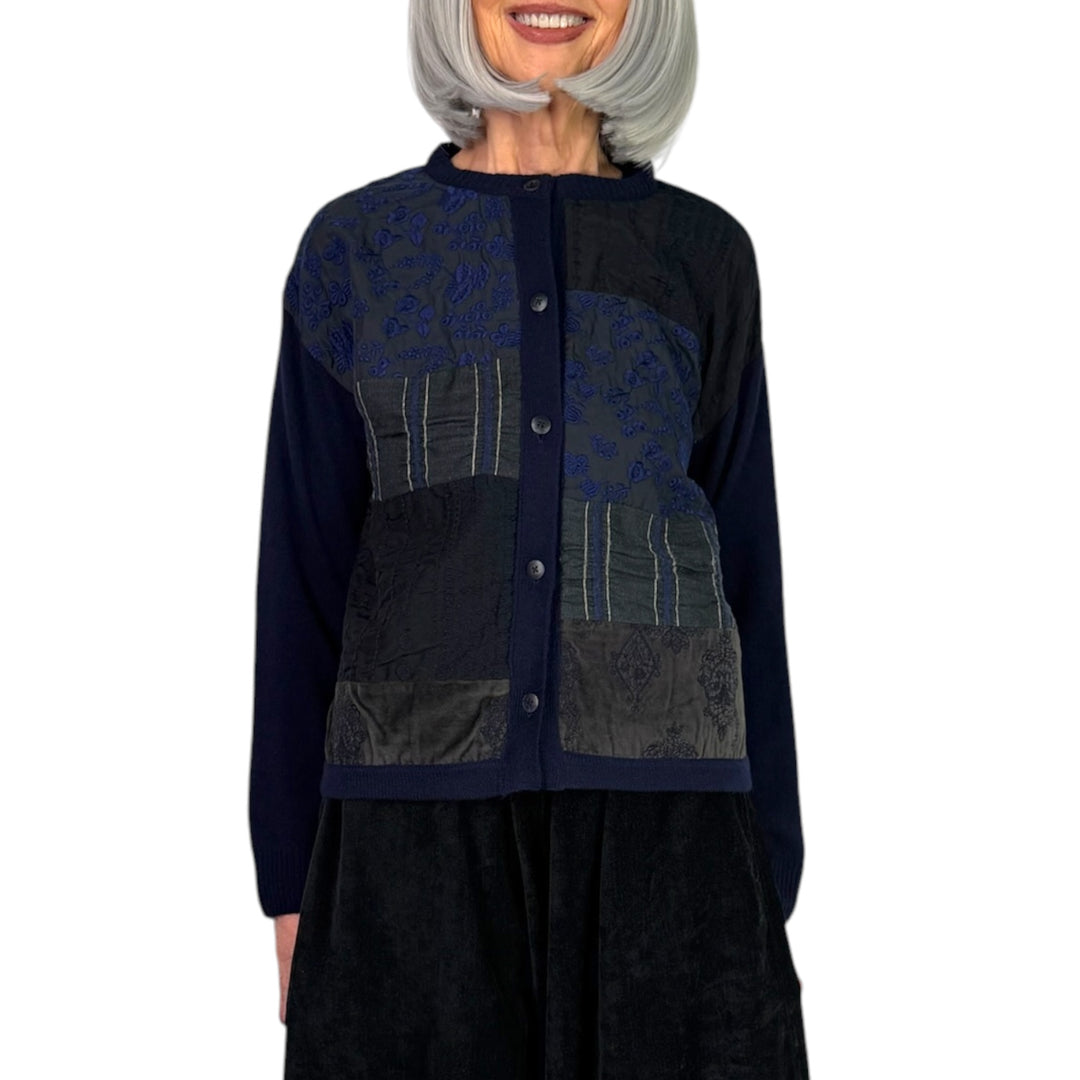 ARCHIVAL PATCHWORK CARDIGAN