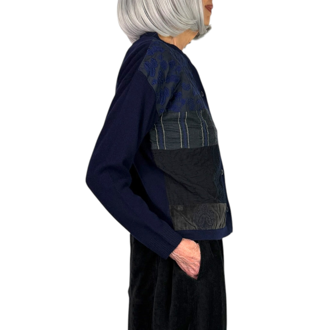 ARCHIVAL PATCHWORK CARDIGAN