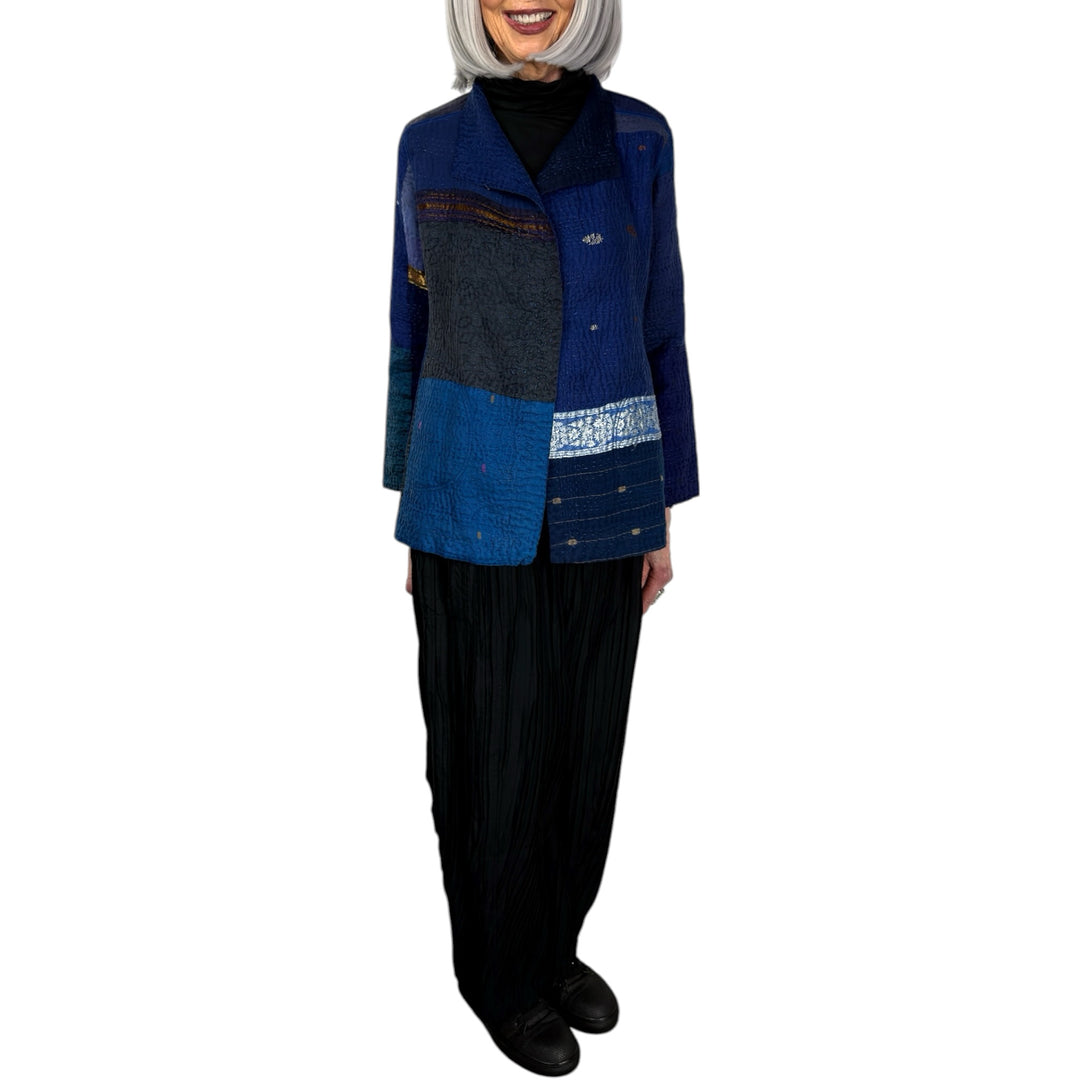 SW PATCH KANTHA SHORT JACKET