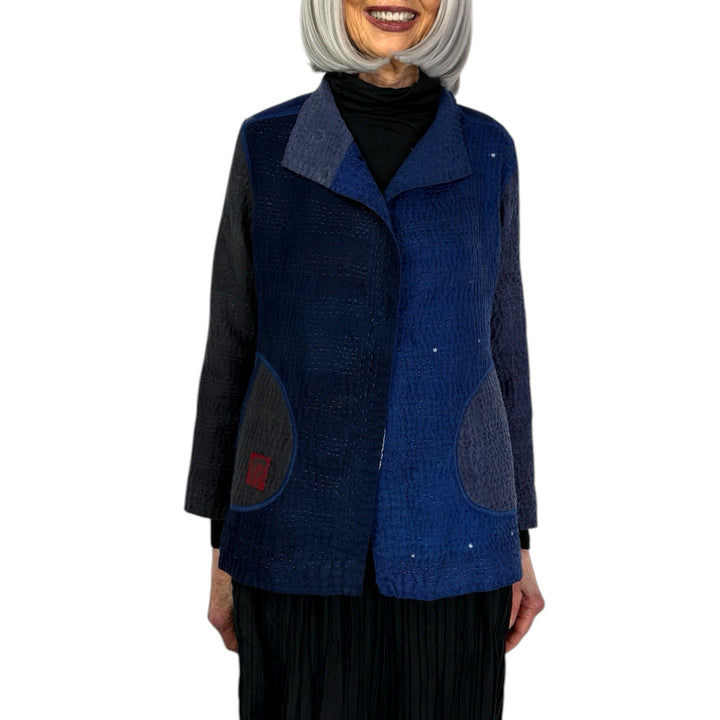 SW PATCH KANTHA SHORT JACKET