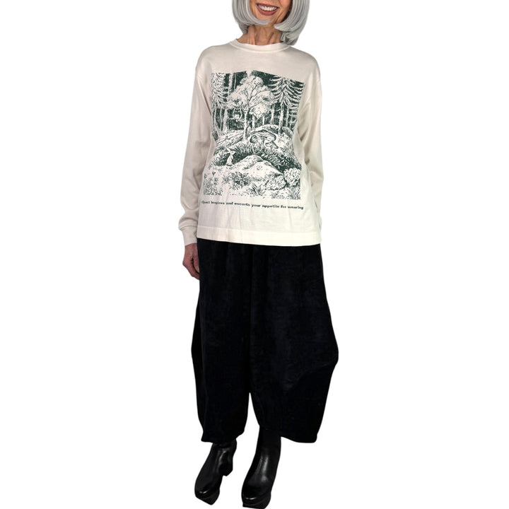 FOREST PRINT L/S TOP