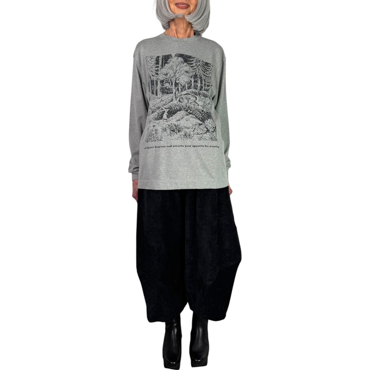 FOREST PRINT L/S TOP