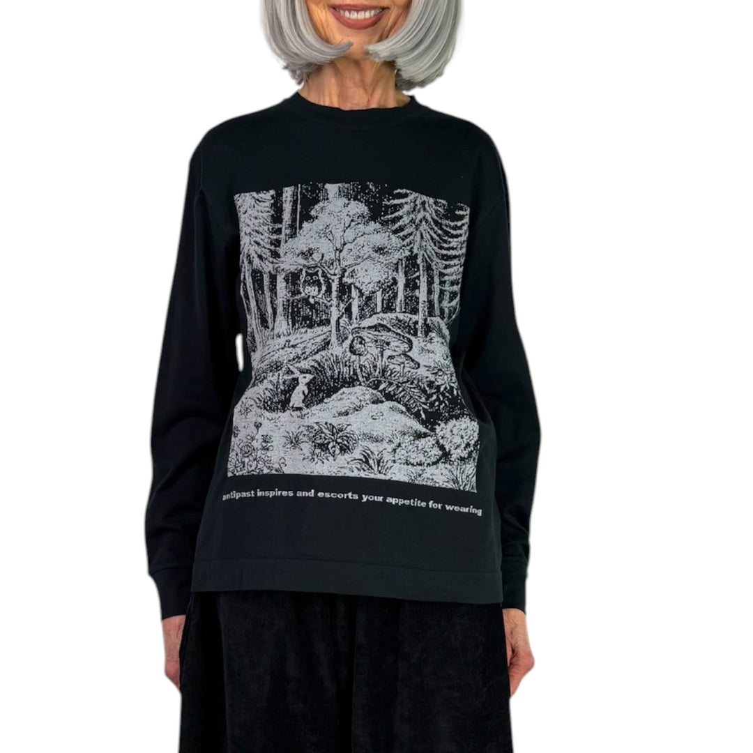 FOREST PRINT L/S TOP